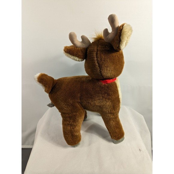 VTG Applause 20” RUDOLPH The Red Nosed Reindeer Musical Light-Up Standing Plush - Picture 2 of 8